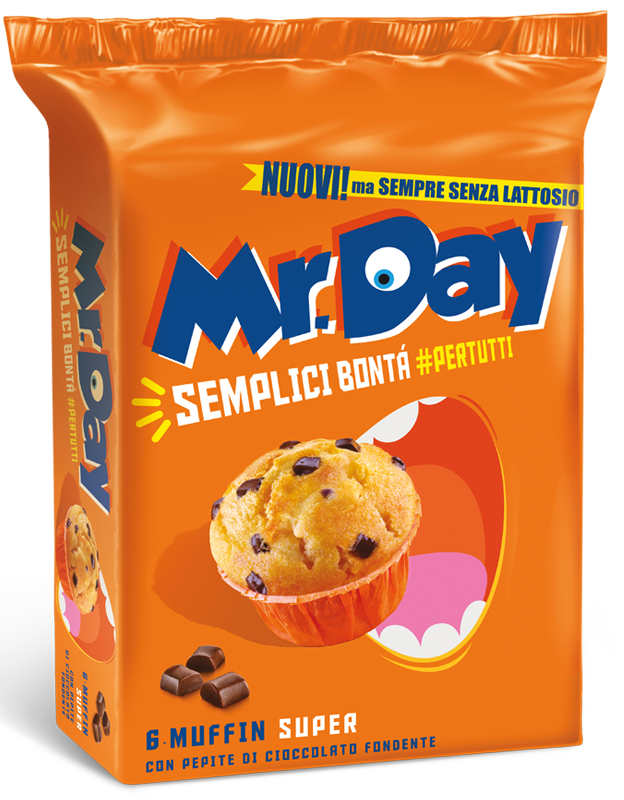 Confezione Muffin super con pepite di cioccolato fondente
